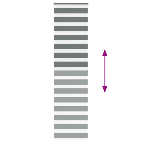 Cortina de zebra 65x200 cm largura do tecido 60.9 cm poliéster M 5