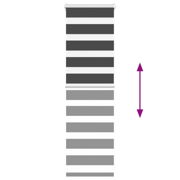 Cortina de zebra 50x100 cm largura do tecido 45.9 cm poliéster M 5