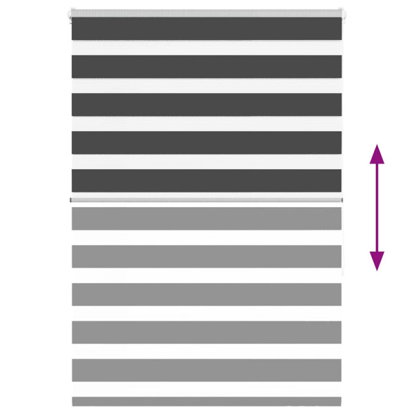 Cortina de zebra 110x150 cm largura do tecido 105.9cm poliéster M 5