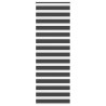 Estor cebra negro 75x200 cm tejido ancho 70.9 cm poliéster 1