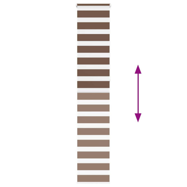 Cortina de zebra 40x230 cm largura do tecido 35.9 cm poliéster M 5