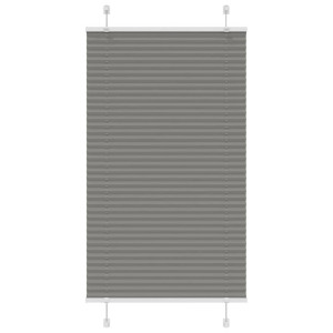 Estor Plisado Antracita 75x100 cm Tela Ancho 74.4 cm Poliéster H