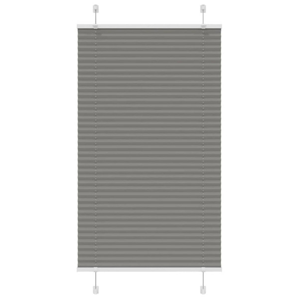 Estor Plisado Antracita 75x100 cm Tela Ancho 74.4 cm Poliéster M 2