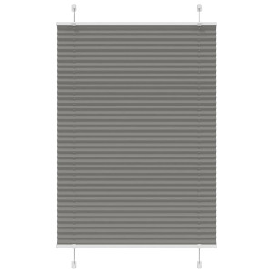 Estor Plisado Antracita 85x100 cm Tela Ancho 84.4 cm Poliéster H