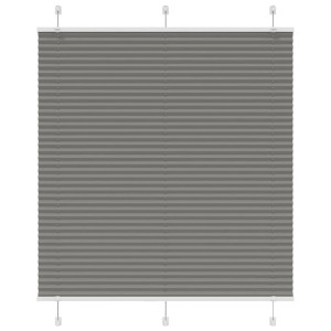 Estor Plisado Antracita 120x100 cm Tela Ancho 119.4cm Poliéster H