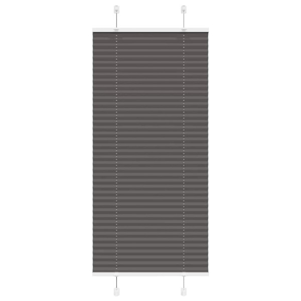 Estor Plisado negro 60x150 cm Tela Ancho 59.4 cm Poliéster D