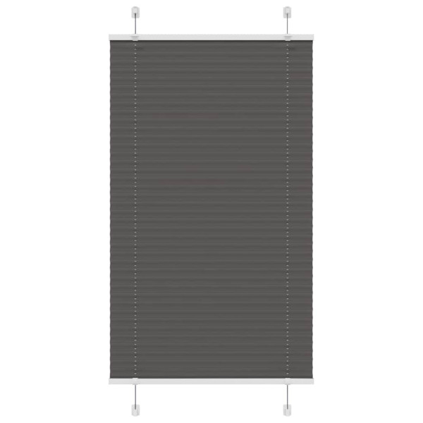 Estor Plisado negro 70x150 cm Tela Ancho 69.4 cm Poliéster D