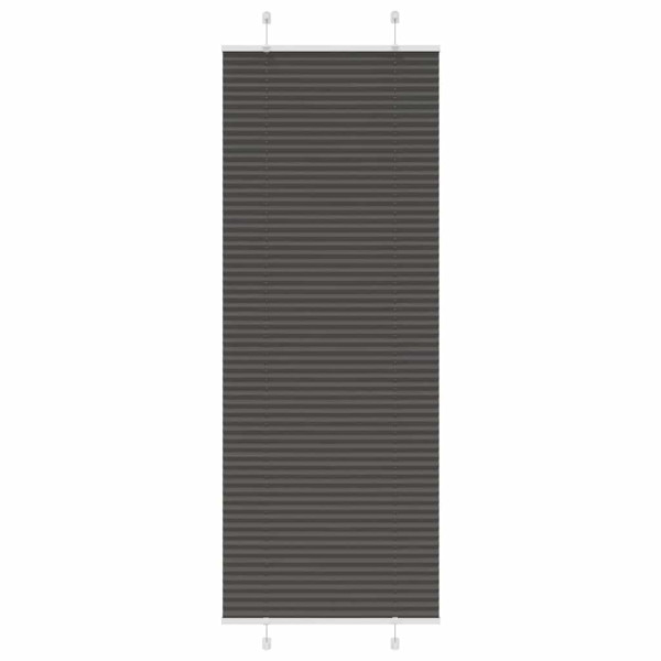 Estor Plisado negro 70x200 cm Tela Ancho 69.4 cm Poliéster D