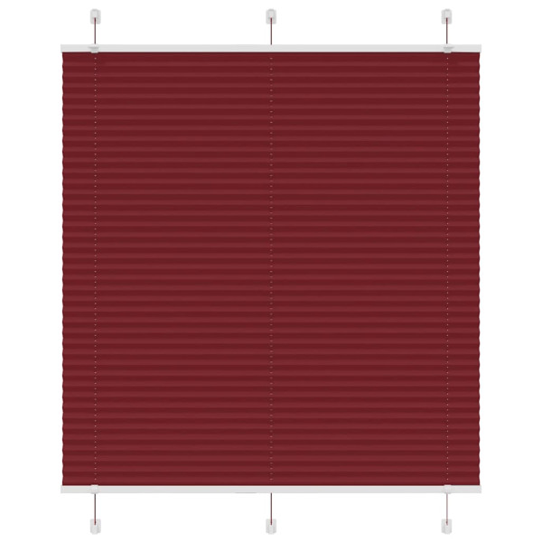Estor Plisado rojo burdeos 115x100 cm Tela Ancho 114.4 cm D