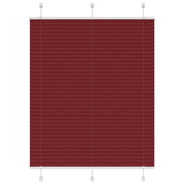 Estor Plisado rojo burdeos 105x150 cm Tela Ancho 104.4 cm D