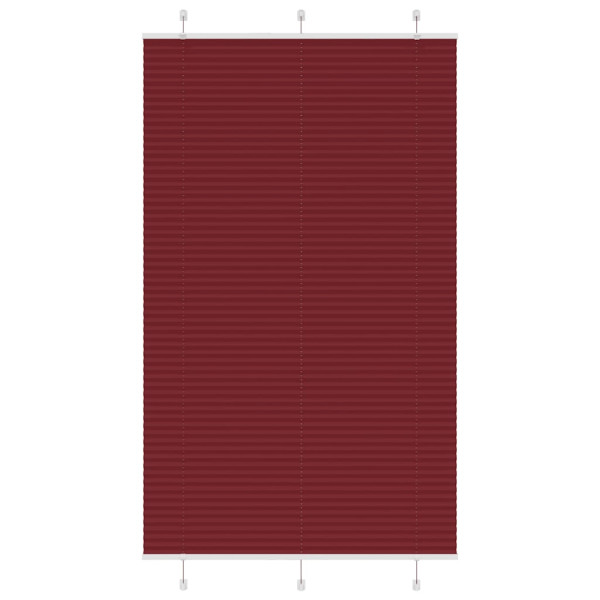 Estor Plisado rojo burdeos 115x200 cm Tela Ancho 114.4 cm D