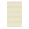 Plissado Cego Creme 120x200 cm Largura Tecido 119.4cm Poliéster 1