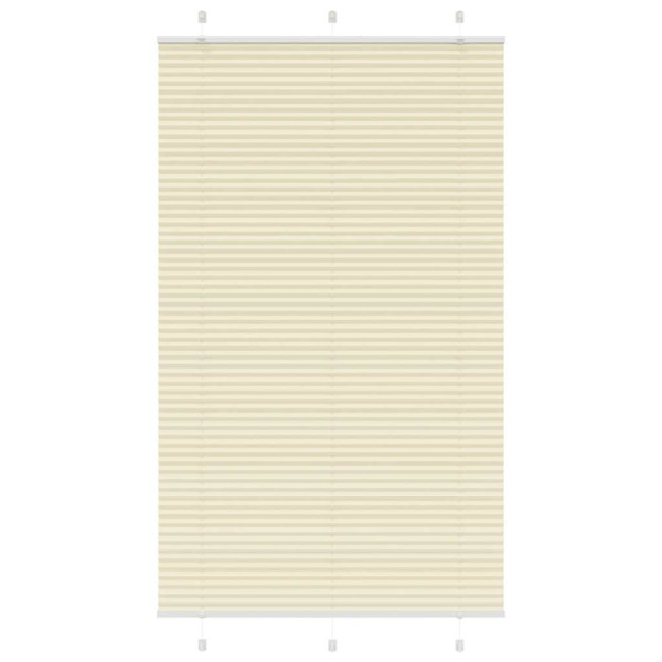Estor Plisado crema 110x200 cm Tela Ancho 109.4 cm Poliéster D