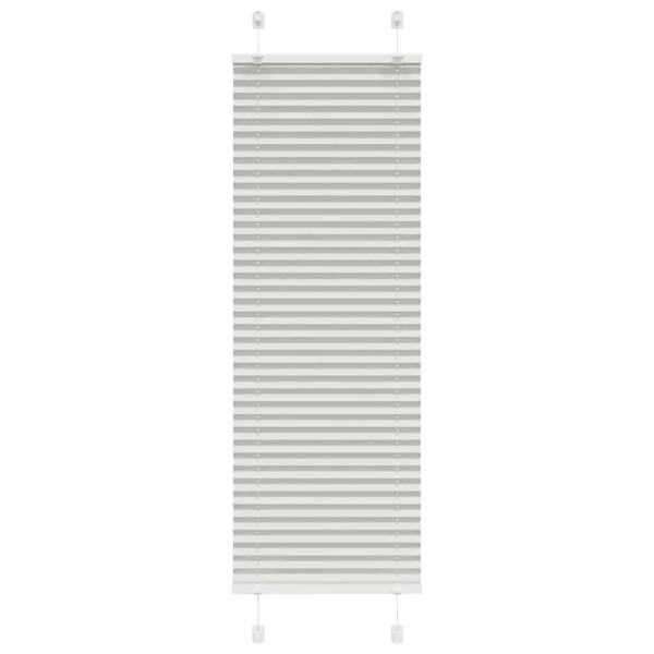 Estor Plisado gris claro 50x100 cm Tela Ancho 49.4 cm Poliéster D