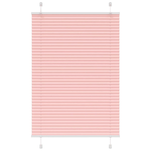 Estor Plisado rosa 100x100 cm Tela Ancho 99.4 cm Poliéster D