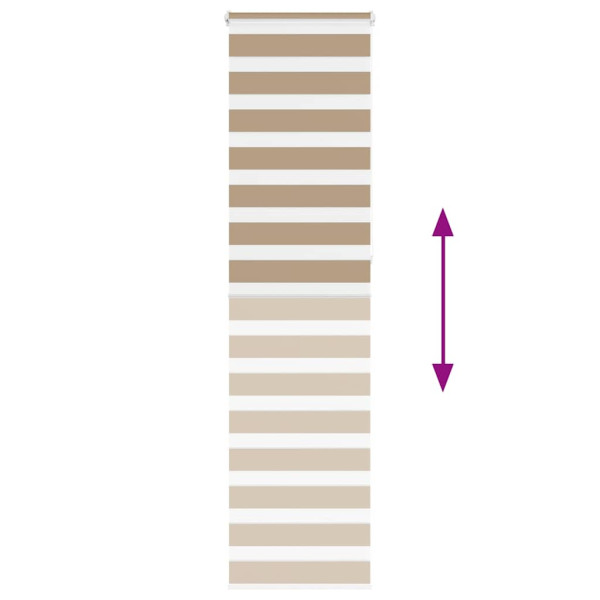 Cortina de zebra 55x230 cm largura do tecido 50.9 cm poliéster M 5