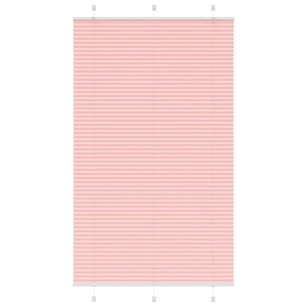 Estor Plisado rosa 120x200 cm Tela Ancho 119.4 cm Poliéster D