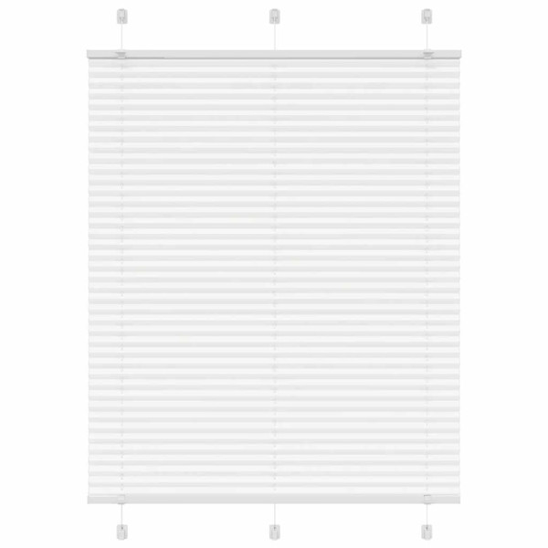 Estor Plisado blanco 110x100 cm Tela Ancho 109.4 cm Poliéster D