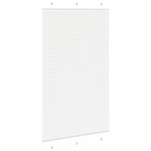 Branco Plissada Cega 120x200cm Largura Tecido 119.4cm Poliéster M 4