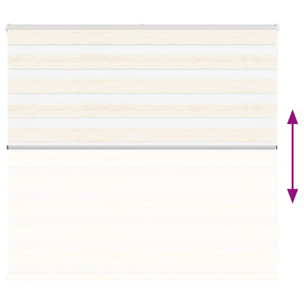 Estor cebra beige mármol tejido ancho 155.9 cm poliéster M 5