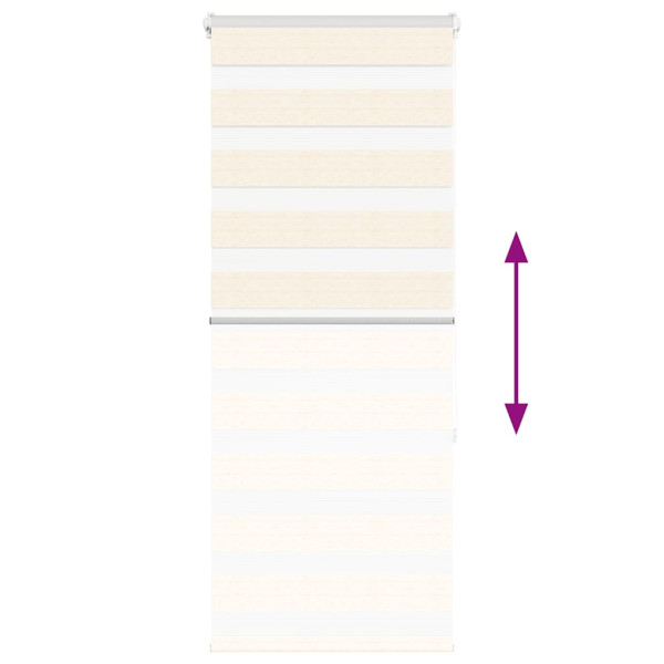 Cortina de zebra 55x150 cm largura do tecido 50.9 cm poliéster M 5