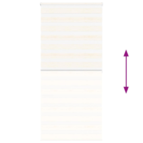 Estor cebra beige mármol tejido ancho 110.9 cm poliéster M 5