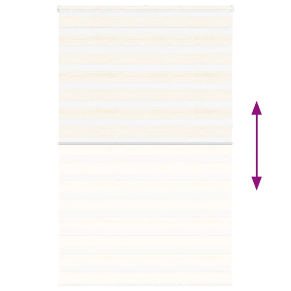 Estor cebra beige mármol tejido ancho 135.9 cm poliéster M 5