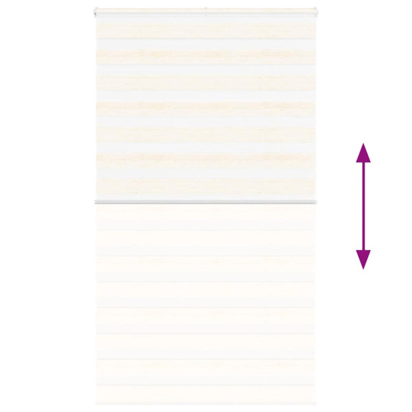 Estor cebra beige mármol tejido ancho 120.9 cm poliéster M 5