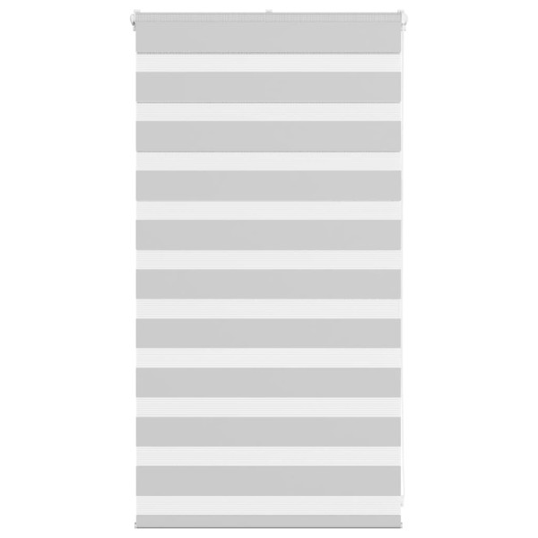 Estor cebra gris claro 90x100cm tejido ancho 85.9 cm poliéster D