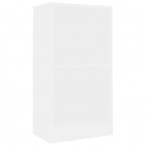 Estantería de aglomerado blanco 40x24x75 cm H