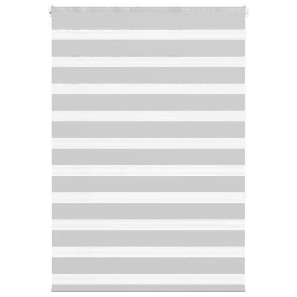 Estor cebra gris claro 100x150 cm tejido ancho 95.9cm poliéster D