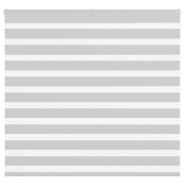 Estor cebra gris claro 160x100cm tejido ancho 155.9cm poliéster D