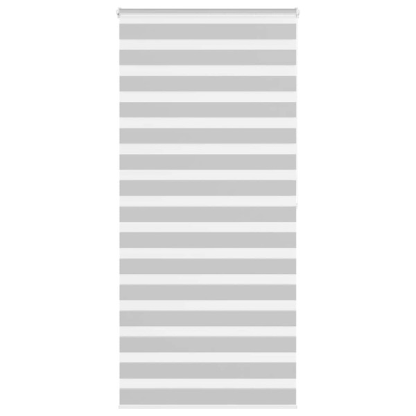 Estor cebra gris claro 100x200cm tejido ancho 95.9cm poliéster D