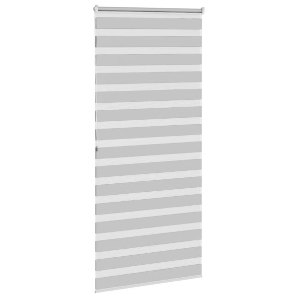 Estor cebra gris claro 100x200cm tejido ancho 95.9cm poliéster M 4