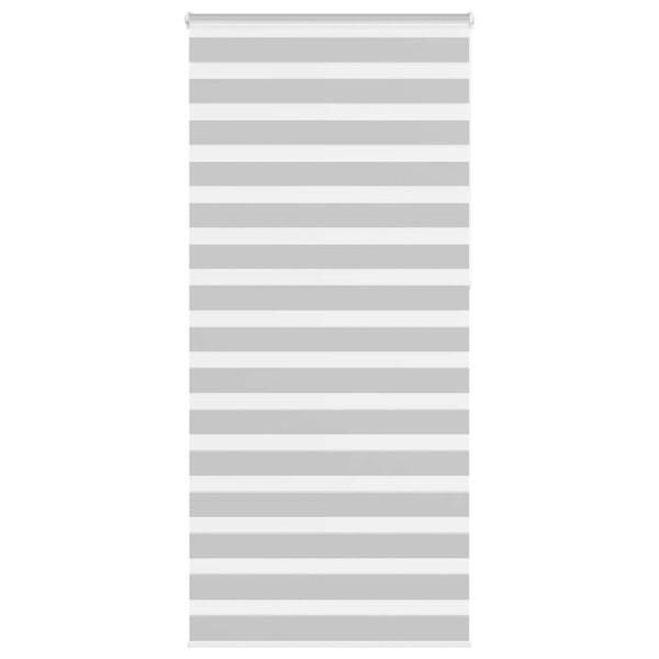 Estor cebra gris claro 110x230cm tejido ancho 105.9cm poliéster D