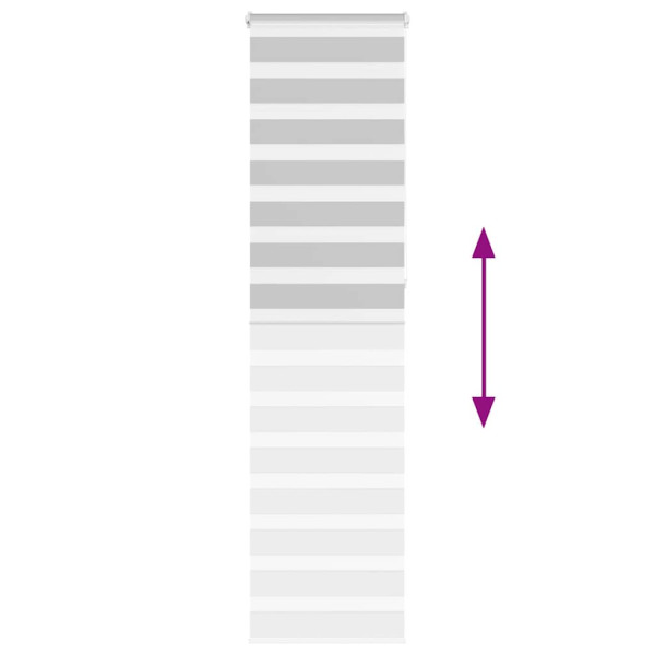 Cortina de zebra 65x230 cm largura do tecido 60.9 cm poliéster M 5