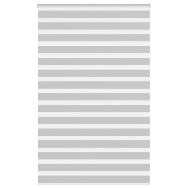 Estor cebra gris claro 145x230cm tejido ancho 140.9cm poliéster D