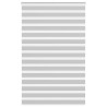 Estor cebra gris claro 145x230cm tejido ancho 140.9cm poliéster 1
