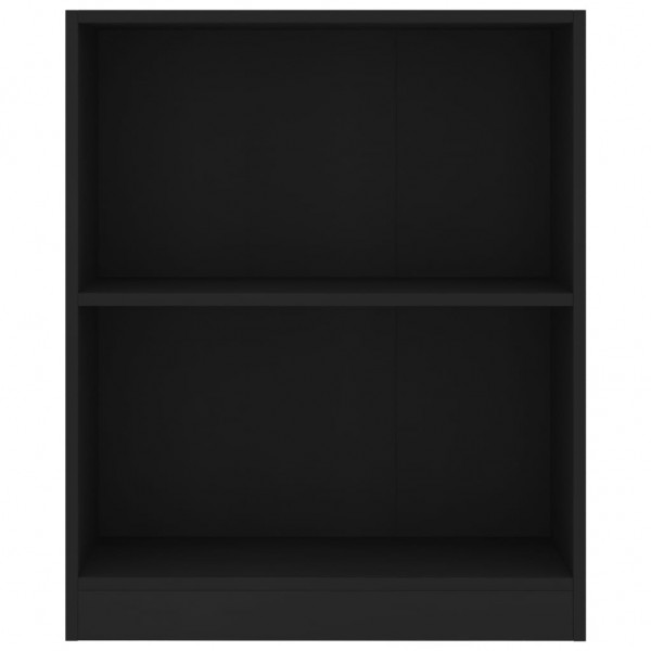 Estantería de madera contrachapada negro 60x24x74.5 cm M 4