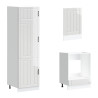 Mueble cocina Kalmar blanco de alto brillo 7 pzas 5