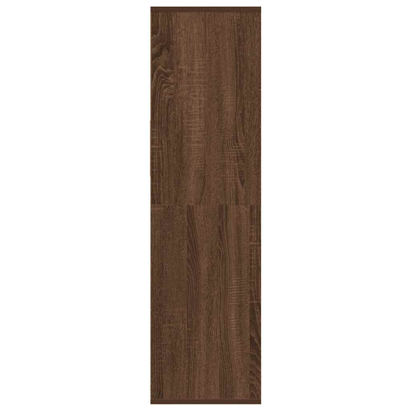 Estantería madera de ingeniería color marrón roble 34x31x112 cm M 5