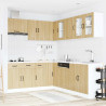 Mueble cocina Lucca roble sonoma 11 pzas madera contrachapada 3