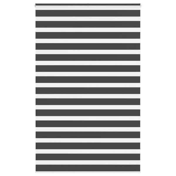 Estor cebra negro 140x230 cm tejido ancho 135.9 cm poliéster D