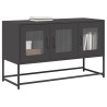 Mueble para TV acero laminado en frío negro 100.5x39x60.5 cm 1