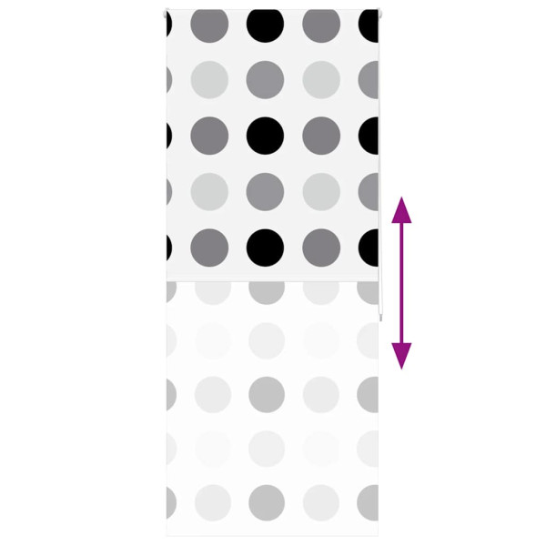 Estor enrollable para ducha tela 90x240 cm ancho 86 cm M 5