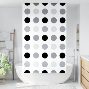 Estor enrollable para ducha 140x240 cm tela ancho 136 cm H