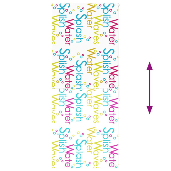 Estor enrollable para ducha tela 100x240 cm ancho 96 cm M 5