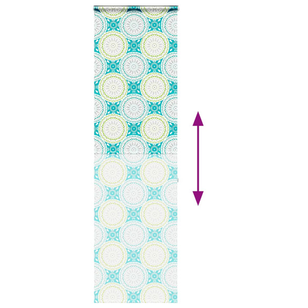 Estor enrollable para ducha con casete 70x240cm tela ancho 66cm M 5