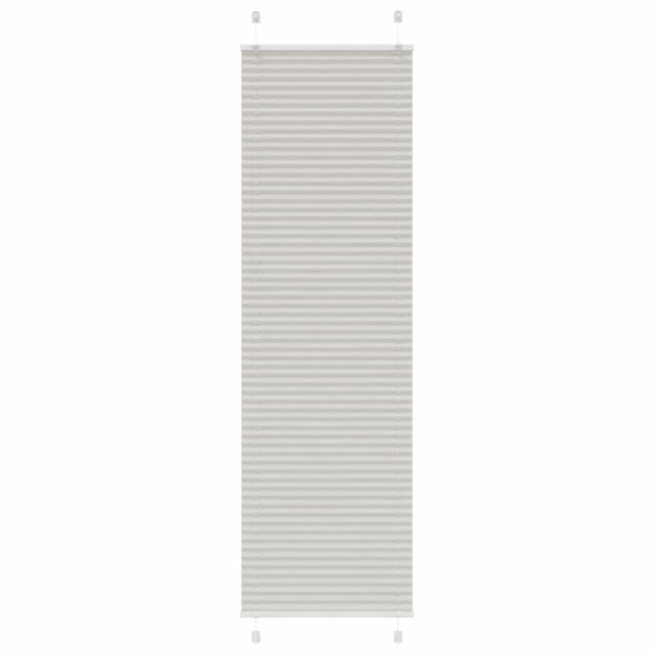 Estor Plisado gris claro 60x200 cm Tela Ancho 59.4 cm Poliéster D