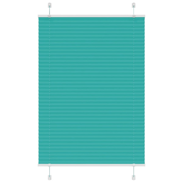 Estor Plisado verde petróleo 95x100 cm Tela Ancho 94.4 cm D